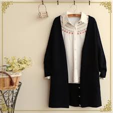 موديلات كارديجان طويل بأزرة بيج coat kimono top fashion