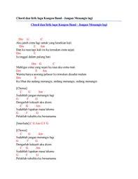Chord Gitar Kangen Health Tips Music Cars And Recipe