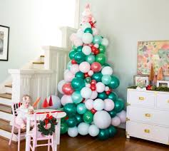 Because When You Have A One Year Old Ready To Mess With Any Ornaments You Put Up Because Holiday Balloons Christmas Balloon Decorations Christmas Balloons