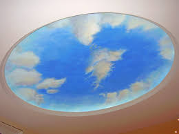 Dome And Pergola Clouds Ceiling Painting Montreal Ceiling Murals Ceiling Painting Mural