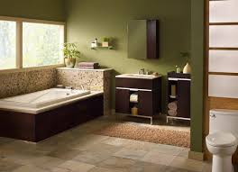 The bluish green emits cool luxury against a warm wood vanity. 18 Relaxing And Fresh Green Bathroom Designs Home Design Lover