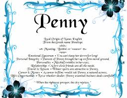 Penny Jpg 848 656 Names With Meaning Names Lauren