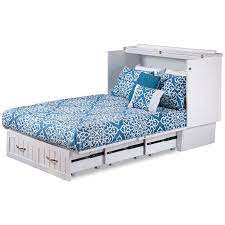 The twin over full bunk bed is beneficial in those circumstances when the room is large and comfort is the main criterion for placing the bed in the kid's room or elsewhere. Atlantic Furniture Nantucket Twin Murphy Bed Chest In White Ac592142