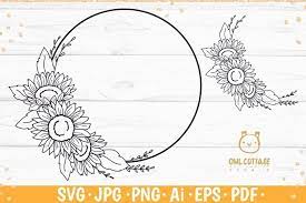 Free Free 164 Sunflower Circle Svg SVG PNG EPS DXF File