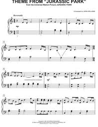 Free sheet music easy piano canon in d pachelbel created date: Download Digital Sheet Music Of Jurassic Park For Easy Piano