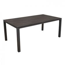 Découvrez nos tables de jardin en acier, aluminium ou bois. Table De Jardin Stoneo Marron 180 Cm
