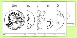 Download this running horse printable to entertain your child. Adam And Eve Creation Story Colouring Sheets