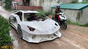 lamborghini and bugatti supercars created from cardboard autoblog lamborghini and bugatti supercars
