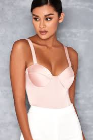 Out From Under Cut It Out Satin Bustier Bodysuit Pin On Lingerie