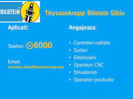 Locuri de munca sibiu 2019. Locuri De Munca La Thyssenkrupp Bilstein Careers Facebook
