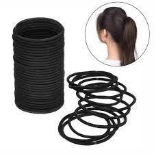 Hair Elastics Hair Bands Bulk Black Pack Of 40 Wish Black Hair Band Hair Band For Girl Hair Elastics