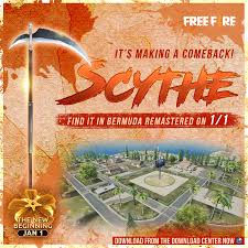 More from tips for free fire , pupg tricks. Garena Free Fire Remember The Scythe It S Coming Back But Only In The Classic Bermuda Remastered Map Don T Forget To Download The Map In Advance Before We Usher The New