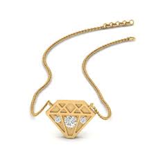 Maybe you would like to learn more about one of these? Diamond Shape Pendant Necklace In 14k Yellow Gold Fascinating Diamonds