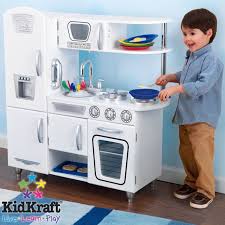 Amazon Com Kidkraft Vintage Kitchen White Toys Games 129 00 Wooden Play Kitchen Kidkraft Vintage Kitchen Play Kitchen Sets