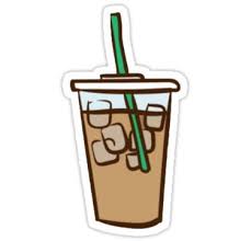 Iced Coffee Sticker By Kathleenkwiat In 2021 Coffee Stickers Drink Stickers Bubble Stickers