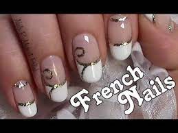 Finde diesen pin und vieles mehr auf uñas von aleyda. Verzierte French Nagel Schnorkel Hochzeit Nageldesign Wedding Nails Youtube