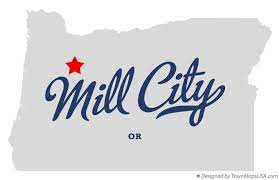 Mill City Oregon Map Map Of Mill City, Or, Oregon