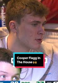Cooper Flagg pulled up to Celtics-Magic 🌟 #NBA #basketball #CooperFlagg