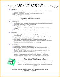 Which resume format is right for you? Different Formats Of Resume Resume Template Resume Builder Resume Example