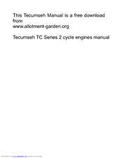 Tecumseh Tc 200 Technicians Handbook Pdf Download