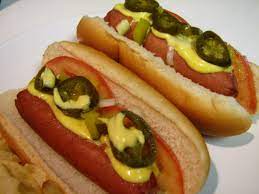 Chicago Style Hot Dogs Recipe Food Com Recipe Hot Dog Recipes Hot Dogs Chicago Style Hot Dog