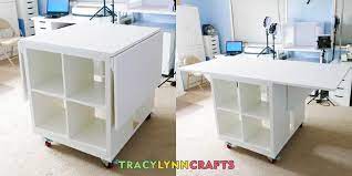 Maybe you would like to learn more about one of these? Drop Leaf Craft Table Craft Room Tracy Lynn Crafts Craft Room Tables Sewing Room Design Ikea Craft Room