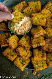 Maybe you would like to learn more about one of these? Fried Besan Chickpea Flour Potato Squares Cookilicious