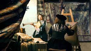 Vermeer never painted a still life as such, but many of his interiors included them. The Art Of Painting By Vermeer 3d Youtube