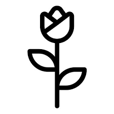 Flower Free Icon Stem Gift Blossom Tulip Rose Nature Love Romantic Valentines Botanical Fl Easy Doodles Drawings Easy Doodle Art Doodle Art Drawing