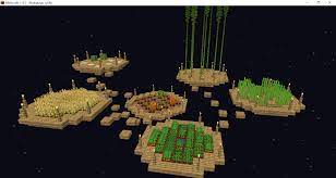 2,530 in this instructable i will show you how to create a farm and use what you grow to make cakes and bread. A Few More Crops Have Been Added To The Skyblock Farm Circle R Minecraft