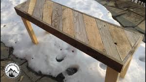 Banc rustique en bois.html.pdf size: Comment Fabriquer Un Banc Rustique En Palette Youtube