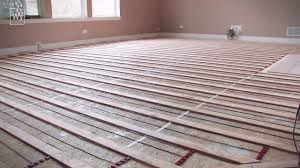 Tempzone easy mats allow for radiant heating of smaller, simpler areas at an affordable cost. How To Install Tempzone Floor Heating Cable Under Nailed Hardwood Flooring Hardwood Floors Floor Heating Hardwood