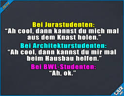 Als Bwler Bekommt Man Selten Eine Lustige Antwort Zu Horen Studentenleben Studieren Studium Jodel Spruche Witzige Spruche Lustige Spruche Studium Lustig