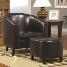 Leather club chair and ottoman. Coaster Accent Seating Accent Chair W Ottoman A1 Furniture Mattress Chair Ottoman Sets
