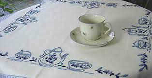 Autismus herz digitale stickmuster mit plattstich gliederung. Stickdecke 85x85 Cm Stielstich Plattstich Motiv 28 Weiss Kaffeekanne Sticken Ebay