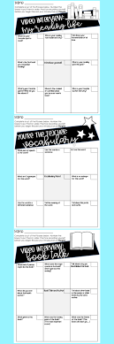 Video Organizers Learning Science Book Talk Book Tabs