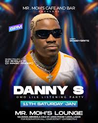 Omo Lile listening Party this Saturday. Don't miss this fam. P by  @leshpromotion @mrmohslounge