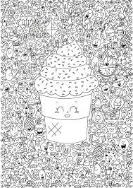 Dibujos Para Colorear Kawaii Dificiles