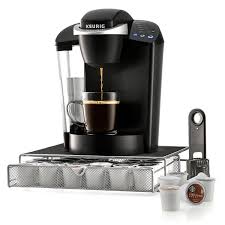 You can create your own coffee corner at home using a carousel to house all your favorite flavors. Keurig Coffee Maker Bonus Pack Keurig Elite Single Serve Coffee Maker Prestee Premium 36 Capsu Capsule Coffee Machine Pod Coffee Makers Keurig Coffee Makers
