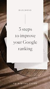 3 Simple Steps To Improve Your Google Ranking In 2021 Successful Business Tips Business Tips Social Media Growth Strategy