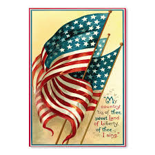 I love thy rocks and rills, thy woods and templed hills; My Country Tis Of Thee By Found Image Press Art Print Americanflat