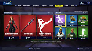 For the article on the save the world shop, please see llama shop. New Black Widow Avengers Endgame Skin Fortnite Item Shop Youtube