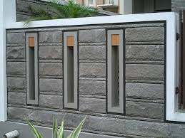 Ini adalah contoh koleksi gambar indah tetang model pagar rumah minimalis 2016 yang dapat di download. 40 Model Pagar Tembok Minimalis Desainrumahnya Com