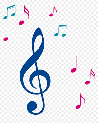 The f (bass) clef is drawn from the fourth line of the staff. Clef Treble Musical Note Clip Art Colorful Music Notes Png Transparent Png Vhv