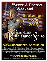 Serve And Protect Weekend At The Pennsylvania Renaissance Faire Lancaster Township