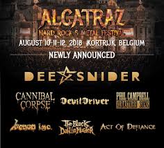 Alcatraz metal & hard rock festival in kortrijk, belgië is een totaal beleving. Alcatraz Metal Fest On Twitter Alcatraz Hard Rock Metal Festival 7 New Names Still 1 Headliner To Be Announced Stay Tuned Sales Are Doing Well Get Your Tickets Now Https T Co Rkicandb7u Alcatraz