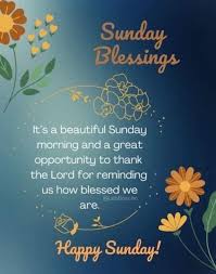 Good Morning! I hope this beautiful Sunday brings blessings you