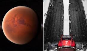 As lead designer at spacex , elon oversees the development of rockets and spacecraft for missions to earth orbit and ultimately to other planets. Spacex Launch Elon Musk To Send Tesla Car To Space In Most Powerful Rocket Ever Science News Express Co Uk