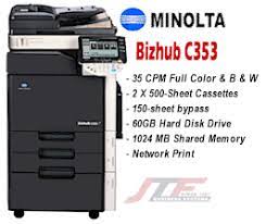 Konica minolta bizhub c353 driver. Konica Minolta C353 Color Copier Replaced By C364bizhub C353