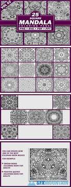 Explore 623989 free printable coloring pages for you can use our amazing online tool to color and edit the following square mandala coloring pages. 25 Square Mandala Coloring Pages Kdp 5576317 Free Download Graphics Fonts Vectors Print Templates Gfxmountain Com